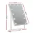 Embellir Makeup Mirror, Metal Frame, 30x41cm, White, Hollywood Vanity LED Light, 360° Rotation, Touch Control