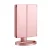 Embellir Tri-fold Makeup Mirror with LED Light, ABS Glass, Pink, 34.5x12.5x29.5cm, 1X2X3X