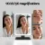 Embellir LED Makeup Mirror, ABS & Glass, 40x14x30cm, Tri-fold Vanity with 1X2X3X Magnification, Adjustable Light