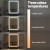 Embellir LED Makeup Mirror, ABS & Glass, 40x14x30cm, Tri-fold Vanity with 1X2X3X Magnification, Adjustable Light