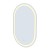 Embellir 2 Pack Oval LED Wall Mirror 50x75cm with Anti-Fog, Touch Control, Adjustable Light for Bathroom Decor