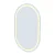 Embellir 2 Pack Oval LED Wall Mirror 50x75cm with Anti-Fog, Touch Control, Adjustable Light for Bathroom Decor