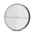 Embellir 2 Pack 50cm Round Wall Mirror, Black Framed Makeup Mirror for Bathroom, Premium MDF, Anti-Fog, Home Decor
