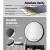 Embellir 2 Pack 50cm Round Wall Mirror, Black Framed Makeup Mirror for Bathroom, Premium MDF, Anti-Fog, Home Decor