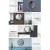 Embellir 2 Pack 50cm Round Wall Mirror, Black Framed Makeup Mirror for Bathroom, Premium MDF, Anti-Fog, Home Decor