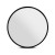 Embellir 60cm Round Wall Mirror Set of 2, Black Framed, Premium MDF, Mist Removal, Bathroom Makeup Home Decor