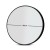Embellir 80cm Round Wall Mirror Set of 2, Black Framed, Premium Silver Plated, MDF Back, Bathroom Makeup Decor Embellir 80cm Round Wall Mirror Set of 2, Black Framed, Premium Silver Plated, MDF Back, Bathroom Makeup Decor