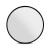 Embellir 2 Pack 90cm Round Wall Mirrors, Black Framed, Premium 3.2mm Glass, MDF Backing, Bathroom Home Decor