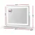 Embellir 58x46cm Makeup Mirror with LED Lights, 360° Rotatable Base, USB Port, 3 Colour Temps, Metal Frame & Magnifier