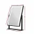 Embellir Standing Makeup Mirror, Metal, 25x30cm, Black, LED Light, Rotatable, Touch Control, Hollywood Vanity Style