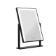 Embellir Makeup Mirror, Metal, 30x40cm, Black, Hollywood Vanity with LED Lights, Rotatable, Touch Control