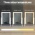 Embellir Makeup Mirror, Metal Frame, 30x40cm, White, Hollywood Vanity LED Light, Rotatable, Touch Control
