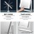 Embellir Makeup Mirror, Metal Frame, 30x40cm, White, Hollywood Vanity LED Light, Rotatable, Touch Control
