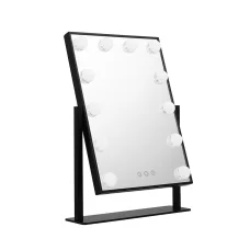 Embellir Makeup Mirror, Metal, 30x48cm, Hollywood Vanity, LED Light, Rotatable, Touch Control, Dimmable, 1-Year Warranty