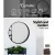 Embellir Wall Mirror, MDF Frame, 70cm Round, Black, Premium Clarity, Home Decor, Bathroom Makeup Mirror Embellir Wall Mirror, MDF Frame, 70cm Round, Black, Premium Clarity, Home Decor, Bathroom Makeup Mirror