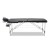 Zenses Aluminium Massage Table, 70cm, Black - Portable 2-Fold Beauty Bed with Adjustable Cradle & 250kg Capacity