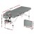 Zenses Massage Table, Aluminium, 55cm Wide, Grey, 210cm Length, Portable 2-Fold, Bonus Disposable Cover Set Zenses Massage Table, Aluminium, 55cm Wide, Grey, 210cm Length, Portable 2-Fold, Bonus Disposable Cover Set