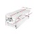 Zenses Aluminium Massage Table, 75cm Portable 2-Fold Beauty Bed, White, Adjustable, Sturdy, Includes Carry Bag & Covers