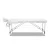 Zenses Aluminium Massage Table, 75cm Portable 2-Fold Beauty Bed, White, Adjustable, Sturdy, Includes Carry Bag & Covers