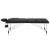 Zenses Massage Table, Aluminium, 65cm, Black, Portable 3-Fold Beauty Bed, Adjustable Heights, Professional-Grade