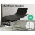 Zenses Massage Table, Aluminium, 65cm, Black, Portable 3-Fold Beauty Bed, Adjustable Heights, Professional-Grade