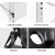 Zenses Massage Table, 3-Fold Aluminium, 70cm Wide, Black – Portable, Sturdy, Adjustable, Spa Quality, Free Carry Bag