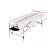 Zenses Professional Massage Table, Aluminium, 80cm Wide, Black - Portable 3 Fold Beauty Bed with Adjustable Features
