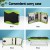 Zenses Portable 3-Fold Aluminium Massage Table, 75cm, Green, with Free Disposable Cover Set, Adjustable & Durable