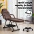 Zenses Massage Table Adjustable Salon Bed Chair, PU Leather, 183.5x80x77cm, Brown, 3-Fold, for Spa & Beauty Treatments