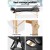 Zenses Wooden Massage Table, 3 Fold Portable Beauty Bed, 75cm Wide, Black, Adjustable Heights, Sturdy, Waterproof