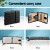 Zenses Wooden Massage Table, 3 Fold Portable Beauty Bed, 75cm Wide, Black, Adjustable Heights, Sturdy, Waterproof