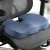 Giselle Bedding Memory Foam Seat Cushion 45x36cm Blue – Ergonomic Back Pain Relief Chair Pad, Washable Cover