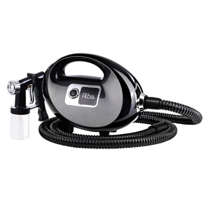 Alba Professional HVLP Spray Tan Machine Kit Black – Sunless Tanning Gun, 250ml Capacity, 3 Spray Patterns, 700W Alba Professional HVLP Spray Tan Machine Kit Black – Sunless Tanning Gun, 250ml Capacity, 3 Spray Patterns, 700W