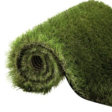 Prime Turf Artificial Grass 35mm 1mx10m, 4-Tone Synthetic Lawn, UV-Stabilised, Durable Polyethylene, Easy Install