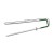 Primeturf Galvanised Steel Artificial Grass Pins - 100pcs, 3mm Thick, 150mm Long, Corrosion-Resistant, Versatile Use