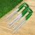 Prime Turf Artificial Grass Pins 50 Pack – 3mm Galvanised Steel U-Shape, 150mm Pegs for Turf, Weed Mat, Tent, Tarpaulin