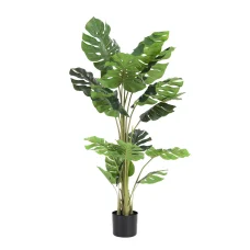 Artiss 140cm Artificial Monstera Tree – Lifelike, No Maintenance, Durable PE Fabric, Indoor Decor with Weighted Pot Base