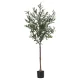 Artiss 155cm Artificial Olive Tree - Lifelike Indoor Decor, UV-Resistant, Flexible Branches, No Maintenance Needed