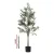 Artiss 180cm Lifelike Artificial Olive Tree – Indoor/Outdoor Décor, UV-Resistant, Maintenance-Free, Cement Base