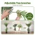 Artiss 100cm Artificial Palm Tree - Lifelike UV-Resistant Indoor Decor with Flexible Branches & Stable Cement Base