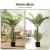Artiss 100cm Artificial Palm Tree - Lifelike UV-Resistant Indoor Decor with Flexible Branches & Stable Cement Base