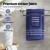 6 Pack Navy Bath Towels Set, 100% Cotton, 650GSM, Ultra Soft, Highly Absorbent, 2 Bath Towels, 2 Hand Towels