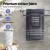 6 Pack Bath Towels Set Grey, 100% Cotton, 650GSM, Highly Absorbent, Quick Dry, 2 Bath, 2 Hand,