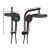 Cefito 9'' Rain Shower Head Set, Matte Black, High Pressure, Solid Brass, Handheld, 3 Spray Patterns, 1.5m Hose