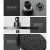 Cefito 9'' Rain Shower Head Set, Matte Black, High Pressure, Solid Brass, Handheld, 3 Spray Patterns, 1.5m Hose