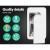 Cefito 9" Rain Shower Head Set with Handheld, High Pressure Mixer Tap, Solid Brass, Chrome Finish, 3 Spray Modes