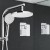 Cefito 9" Rain Shower Head Set with Handheld, High Pressure Mixer Tap, Solid Brass, Chrome Finish, 3 Spray Modes