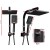 Cefito 8" Rain Shower Head Set Matte Black, Solid Brass, High Pressure Square Handheld, Mixer Tap, 5-Year Warranty