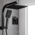 Cefito 8" Rain Shower Head Set Matte Black, Solid Brass, High Pressure Square Handheld, Mixer Tap, 5-Year Warranty