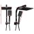 Cefito 8'' Rain Shower Head Set Matte Black, Solid Brass, High Pressure, Square Overhead & 3-Function Handheld